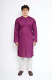 Mens Printed Round Neck Kurta