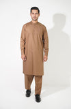 Awami Suit In Premium Twill