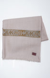 Beige Fine Wool Shawl