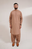 Men's Kurta Shalwar Suit-Regular Fit-SMS715125