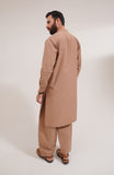 Men's Kurta Shalwar Suit-Regular Fit-SMS715125