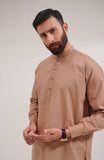 Men's Kurta Shalwar Suit-Regular Fit-SMS715125